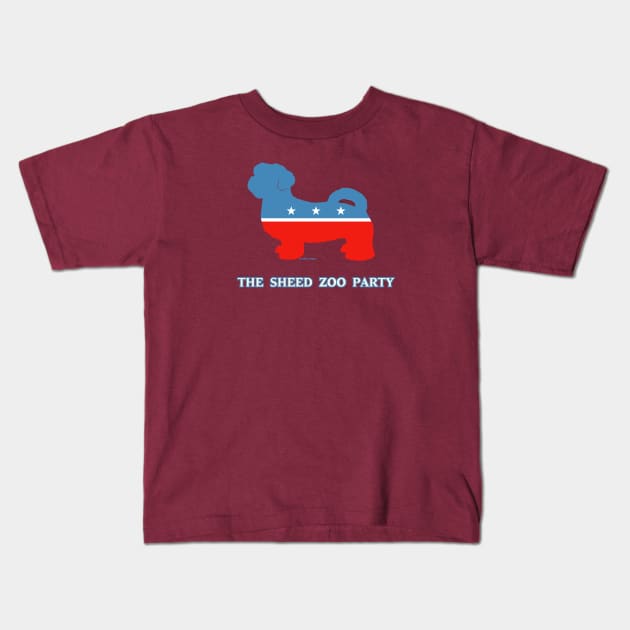 The Sheed Zoo Party aka the Shih Tzu Party Kids T-Shirt by FanboyMuseum